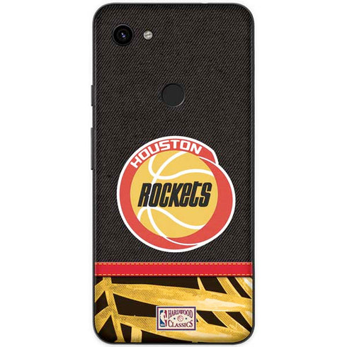 NBA Houston Rockets Retro Palms Google Pixel 3a XL Skin